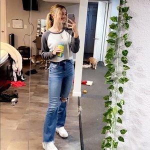 American Eagle Flare Jeans Medium Wash